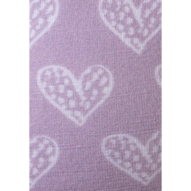 Sterntaler Girls Hearts Beanie Hat, lilac, 53