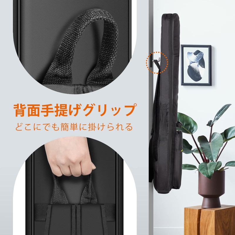 CAHAYA Gig Bag, Lightweight Guitar Case, Black