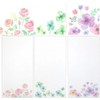 Iyo Washi Envelopes, Colorful Flowers, Brush and Pen, Oblong No.