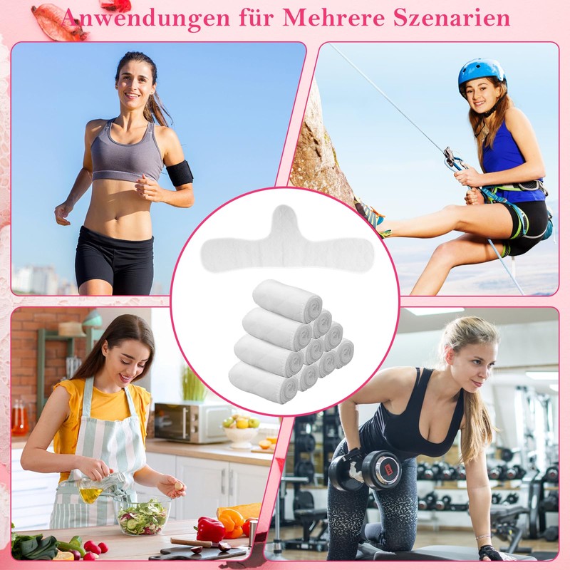 Nakutita Pack of 10 Bra Inserts, Sweating, Underbust Sweat Protection