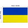 SHATCHI 5ft x 3ft Ukraine Ukrainian National Flag with Eyelets