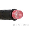 Kitaco 506-1153020 Clear Bar End Cap (Red) Super Cub 50