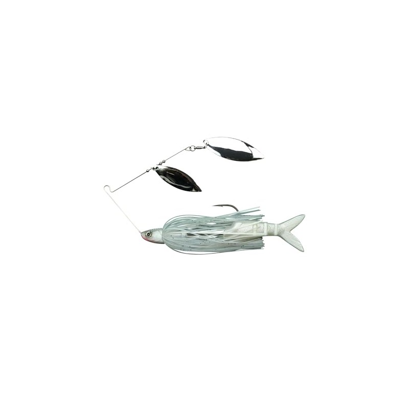 FishLab Bio-Blade Willow Leaf Spinnerbait 3 1/2" 1/2oz, White