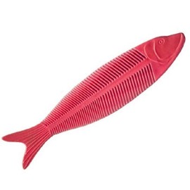 Fun Inc Fish Skeleton Comb - Red