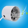 Inline Duct Fan Exhaust Ventilation Home Indoor Air Vent Cooling