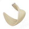 Full Shine Invisible Tape in Hair Extensions Human Hair Color
