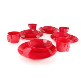 GSI Outdoors Cascadian 4 Person Table Set (Red)