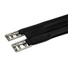 SIE EQUESTRIAN Contoured Leather Chafeless Girth Black Brown 46" /48"