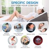 SASTTIE Bed Wedge Pillow for Sleeping, 12 Inch Memory Foam