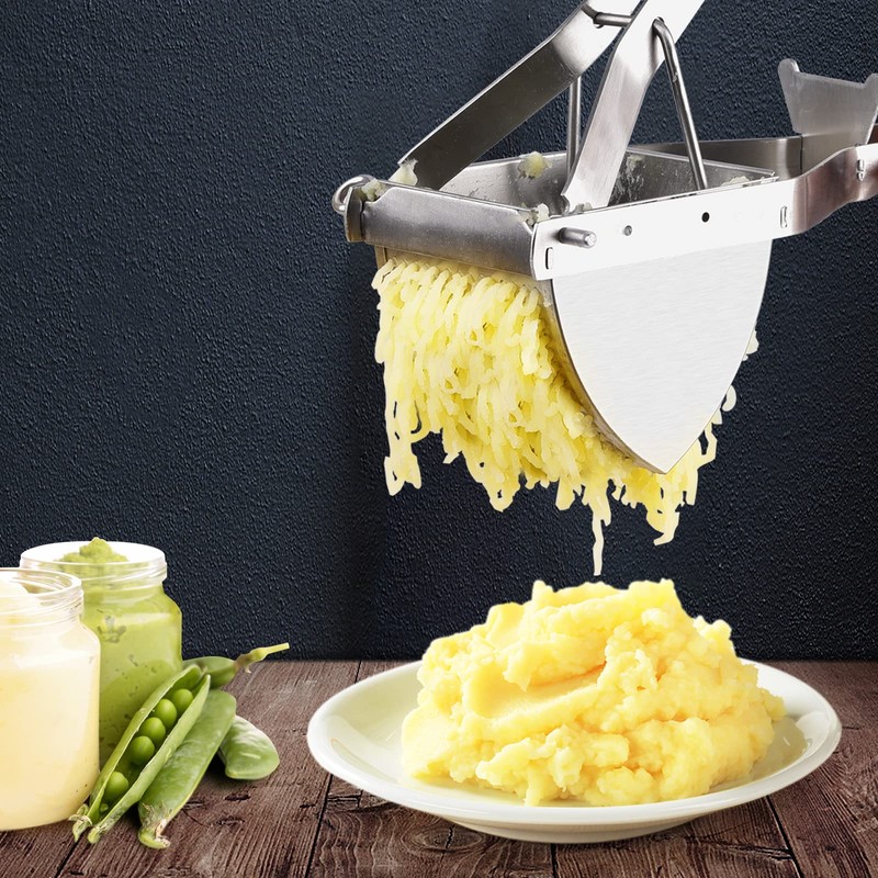 Potato Ricer, Sopito Stainless Steel Potato Masher for Commercial and