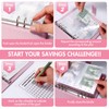 100 Envelope Challenge Binder - Saving Challenge Binder with Clear