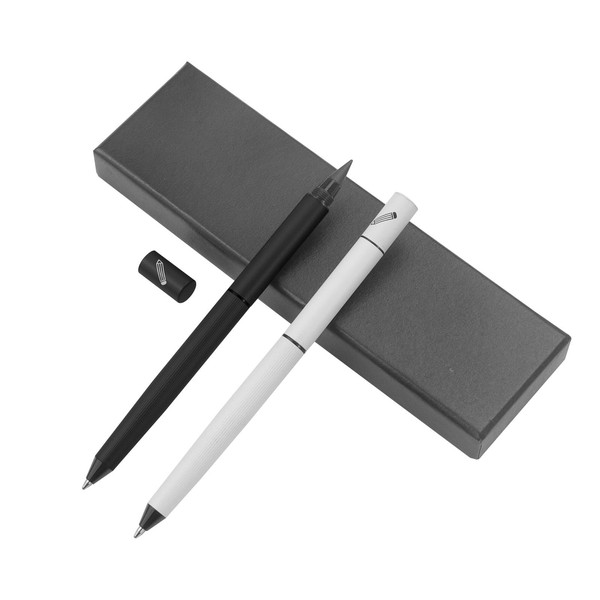 YUNCHUN 2PCS Ballpoint Pen + Pencil, Multi-Function Medium Point Boligrafos,