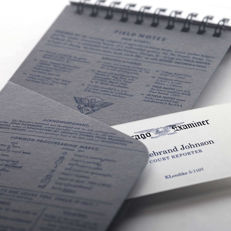 Field Notes - Front Page 2-Pack of Reporter's Notebooks -