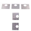 5Pcs Hinge Repair Plate Stainless Steel Firm Durable More Space