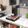 DecoBrothers Crystal Tempered Glass Vertuo Pod Holder Drawer, 30 Large