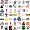 50 Pcs Funny Snarky Stickers, Humorous Sarcasm Decals Pack Waterproof