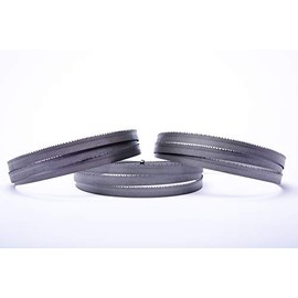 Set of 3 Encut High Performance Bandsaw Blades 1065 x 6 x 0.65 mm, 10-14 TPI Bi-Metal M42 Saw Band for Proxxon MBS 240/EW