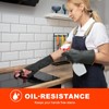 Heavy-Duty Latex Chemical Resistant Gloves - Reusable Long Rubber Dishwashing