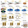 Dovesun Spinner Making Kit Inline Spinner Baits Trout Lures Fishing