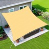 Amagenix Sun Shade Sail 16'X20' Curved Edge Outdoor Shade Canopy