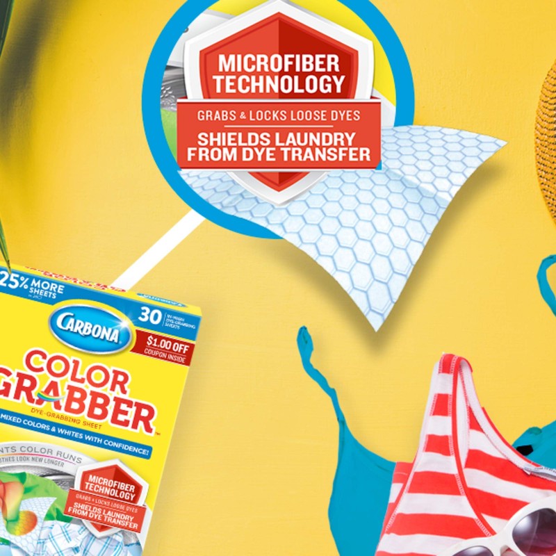Carbona Color Grabber™ | Protects Laundry From Color Runs or