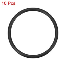 sourcing map Nitrile Rubber O-Rings 37mm OD 31mm ID 3mm Width, Metric Sealing Gasket for Automotive Machine Plumbing, Pack of 10