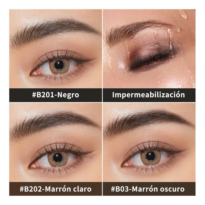 3pzs Lapiz Para Ceja Maquillaje Para Cejas Delineador Cosméticos Hipoalergénicos