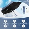 ZOMAKE Folding Umbrella, Parasol, Ultra Lightweight, Compact, Elastic Handle Design,