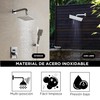 MEER Faucets by CNX | Regadera Cuadrada de 20 cm,