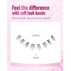 Bottom Lashes Strip Natural Bottom Eyelashes Clear Band FRH-29