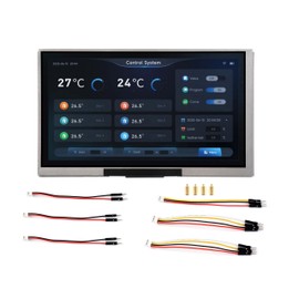 ESP32-S3 7inch Display Development Board, ESP32 with Display 1024×600, 32-bit LX7 Dual-Core Processor, Supports WiFi & BT, with Onboard Antenna, Backlight Adjustable, Multiple Peripheral Interfaces