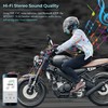 BETOWEY Motorcycle Intercom 2 Pack, TK-X2 Helmet Bluetooth Headset with