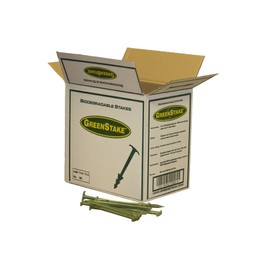 Box of 500 GreenStake Biodegradable Stakes 6"