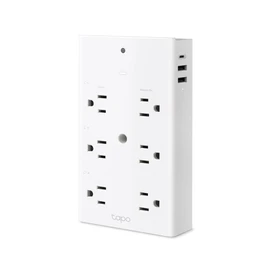 TP-Link Tapo Smart Plug Outlet Extender, Surge Protector, 18W Fast Charging, 3 Individual Smart Outlets, 1x USB-C & 2X USB-A, Smart Night Light, Works w/Apple HomeKit, Alexa & Google Home, Tapo P306