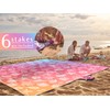 WEKAPO Beach Blanket Waterproof Sandproof & Sand-Free Beach Mat with