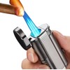 NIVEK Cigar Lighter, Triple Jet Flame Butane Torch Lighters, Refillable