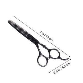 Didiseaon 2pcs Professional Hair Scissors Set Haircut Shears for Home Salon Use Flat Scissor Thinning Scissor Comfortable Grip for Stylists and Personal Use