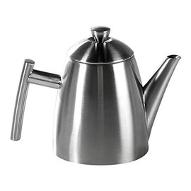 Frieling 18/8 Brushed Stainless Steel Primo Teapot with Infuser, 4 1/4" H, Silver