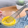 NO Set of 2 Whisks Stainless Steel Balls Kitchen Whisk