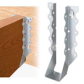 Mixiflor 50 Pcs 2x8 Joist Hangers, 20 Gauge Heavy Duty Face Mount Rafter Brackets for Wood, Hurricane Ties for Deck, Floor, Ceiling & Roof Framing