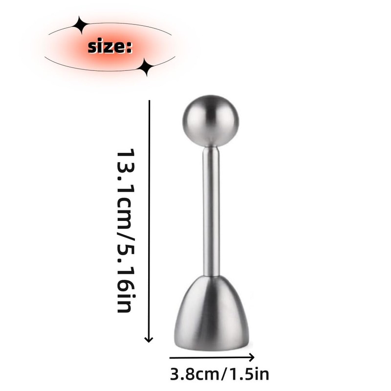 Fabselection Metal Egg Scissors, 1PCS Egg Topper Cutter Shell Opener