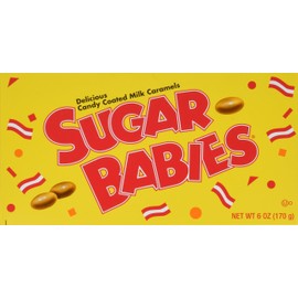 Pack of 2 - Sugar Babies Milk Caramels Candy(6 Oz) Boxes