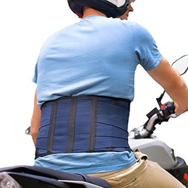 Kidney Belt Back Support Brace for Motorcycle Riding Motocross for Men and Women Large size 35 â 40 inch around belly