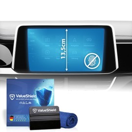 Anti-Fingerprint Screen Protector Matte Suitable for VW Golf 7 Compact & Estate / Variant 2017-2021: Infotainment 9.2 Inch Discover/Pro Touchscreen, Navi - Prevents Reflections and Scratches