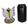 Ebros Gift Whimsical Violet Purple Girl Fairy Sitting On Pansy