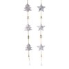 TEMPELWELT 2 x Decorative Star Tree Pendants, 77 cm Long,