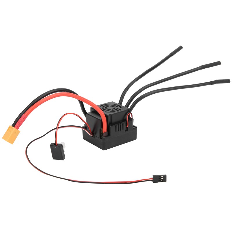 80A Waterproof Brushless ESC Electric Speed Controller Accessory for 1/8
