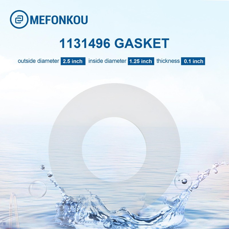 MEFONKOU 1131496 Flush Valve Canister Seal Gasket for Kohler Toilet