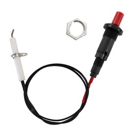Generic 2 Pack Push Button Piezo Igniter with 21.6“ Long Spark Igniter Ceramic Electrode Ignition Plug Wire for Gas Grill.Range.Heater.Stove, Black