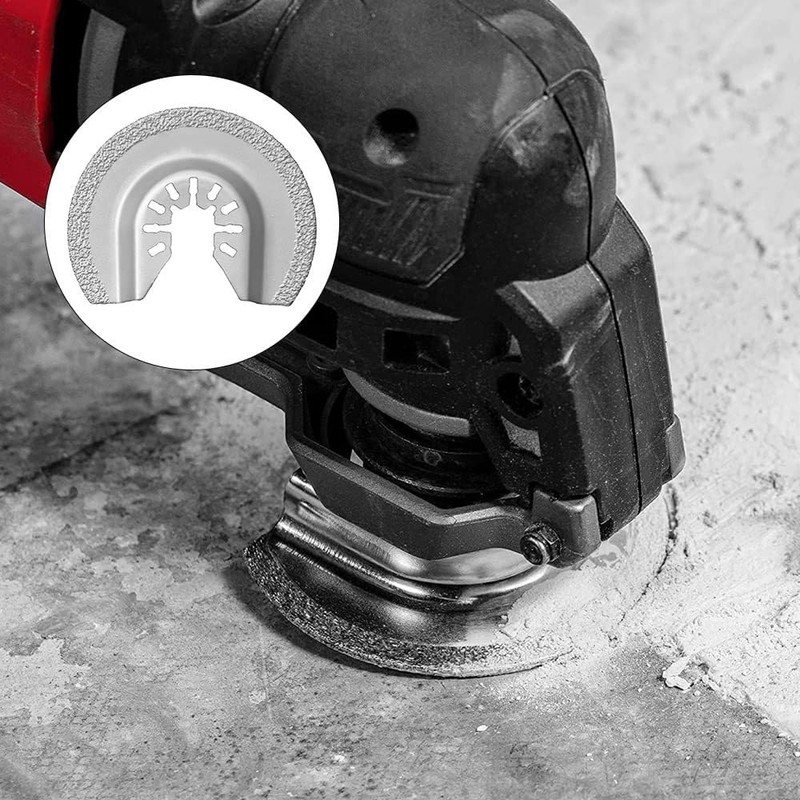 4 x Oscillating Joint Removal Blade, Semicircular Diamond Multi Tool